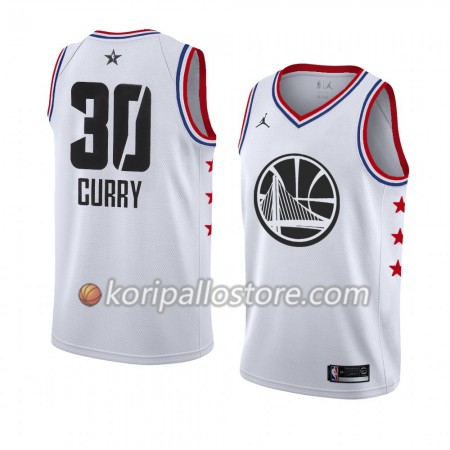 Golden State Warriors Stephen Curry 30 2019 All Star Jordan Brand Valkoinen Miesten Pelipaidat Swingman 